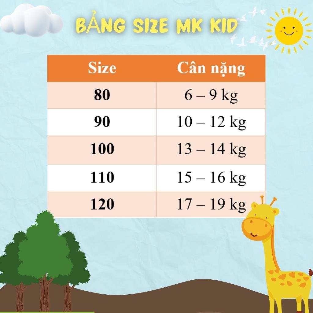 Bộ Cộc Tay Cho Bé Trai Bé Gái  Bộ quần áo trẻ em hoạ tiết Hươu Viền Vải thun lạnh mềm mịn thoáng mát cho bé mặc mùa hè