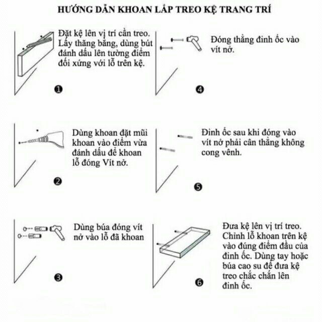 Phụ kiện kệ treo tường