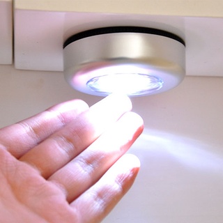 Đèn led dán tường 3 bóng dùng pin, gắn tủ quần áo