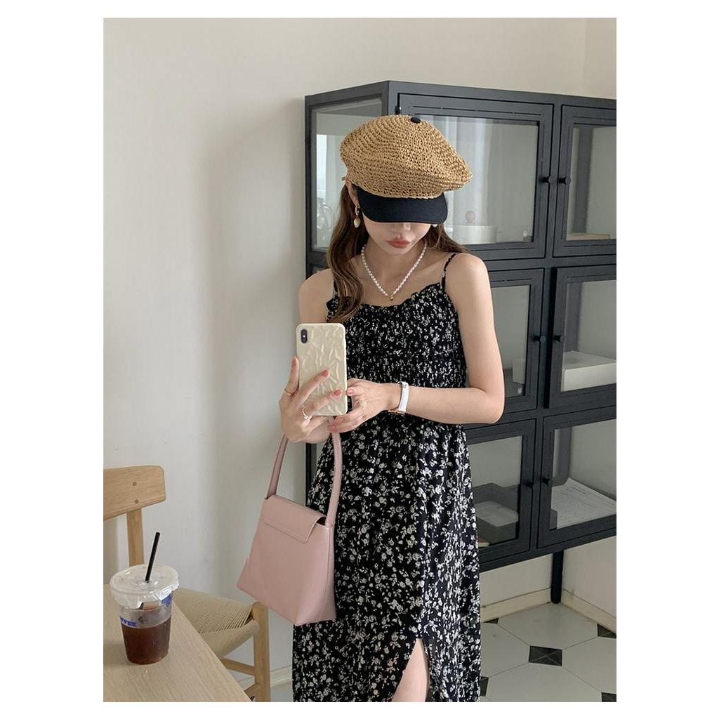 Đầm Hoa Màu Đen Phong Cách Pháp Thời Trang Xuân Hè 63986