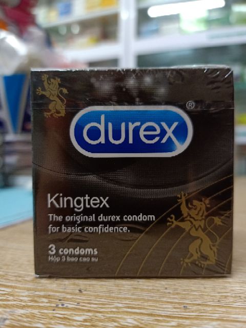 [Giá Sốc] - Bảo cao su Durex hộp 3 cái - [Cam Kết Chính Hãng]