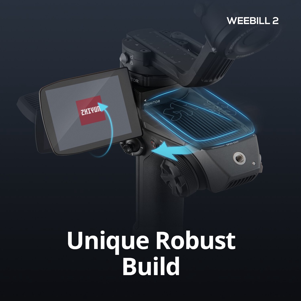 ZHIYUN WEEBILL 2 - Gimbal Chống Rung Cho Máy Ảnh, DSLR Cỡ Lớn, Hỗ Trợ Màn Hình, Theo Dõi Chuyển Động, Điều Khiển Từ Xa | WebRaoVat - webraovat.net.vn