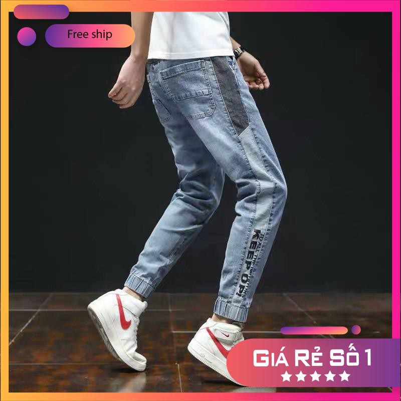 (GIÁ SIÊU RẺ)  🔥HOT 🔥 2 Mẫu Quần jogger chất jean giá rẻ phong cách trẻ trung năng động vải dày giá rẻ sập sàn