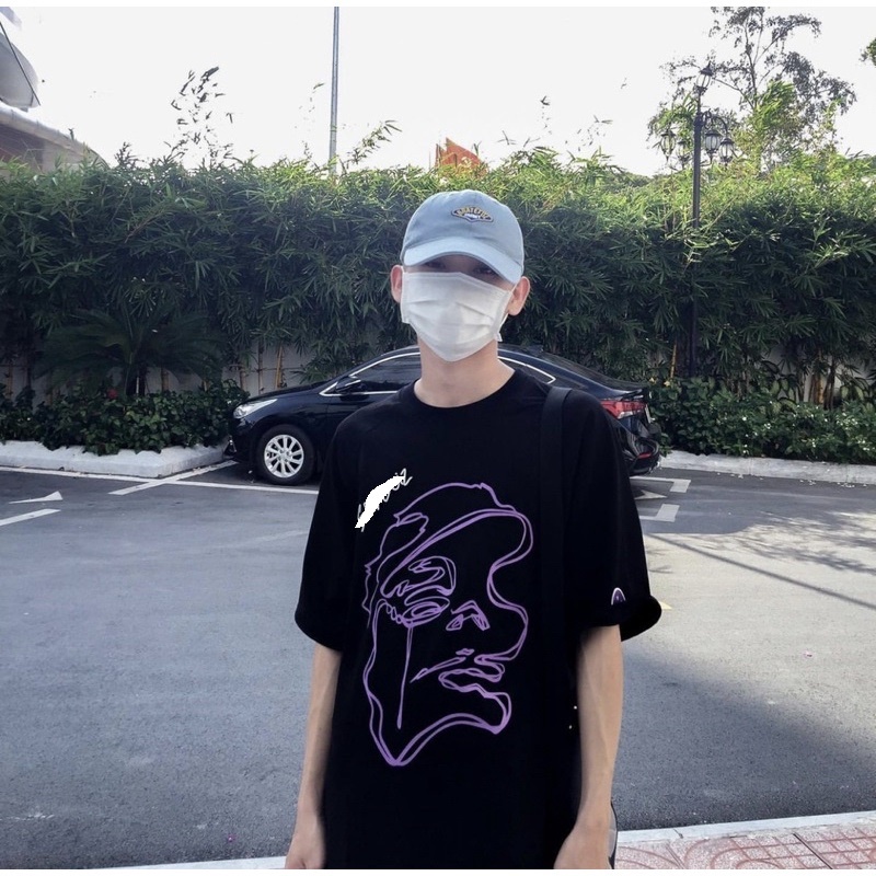 Áo thun Sadboiz story logo hình thêu nam nữ áo thêu mặt cười full tag