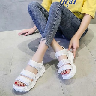 HOT Sandal nữ thời trang đế cao dáng cơ bản 2 màu siêu đẹp 