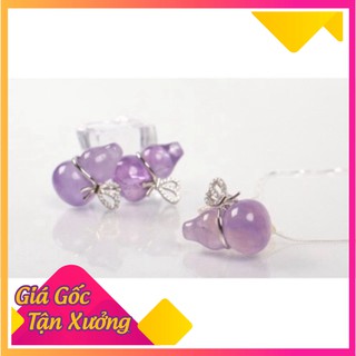 Hồ lô đá thach anh tim Siêu Thị Phong Thủy 9999