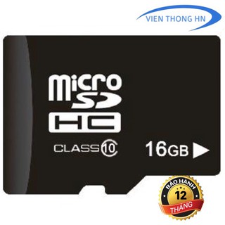 Thẻ Nhớ 16GB MicroSD  Class 10 - DÙNG CHO CAMERA ĐIỆN THOẠI prooo