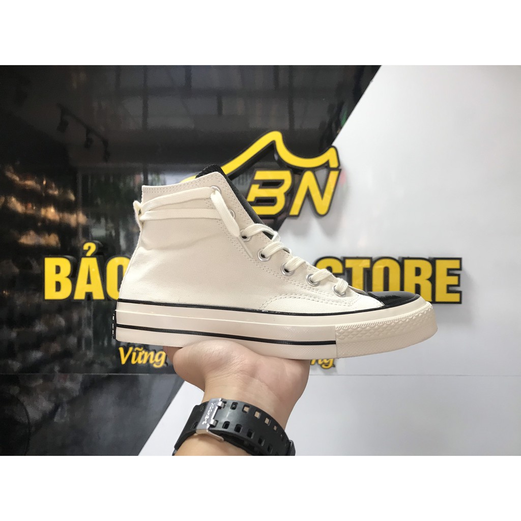 [ Full Bill + Box + Giấy gói ] Giày Sneaker Converse_FOG_Trắng Mũi đen.