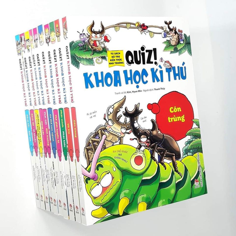 Sách - Quiz Khoa học kì thú (lẻ cuốn)