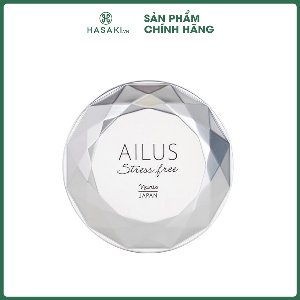 Phấn Phủ Trang Điểm Naris Cosmetic Ailus SPF30 PA+++ 01 Light Purple Stress Free Face Powder 12g