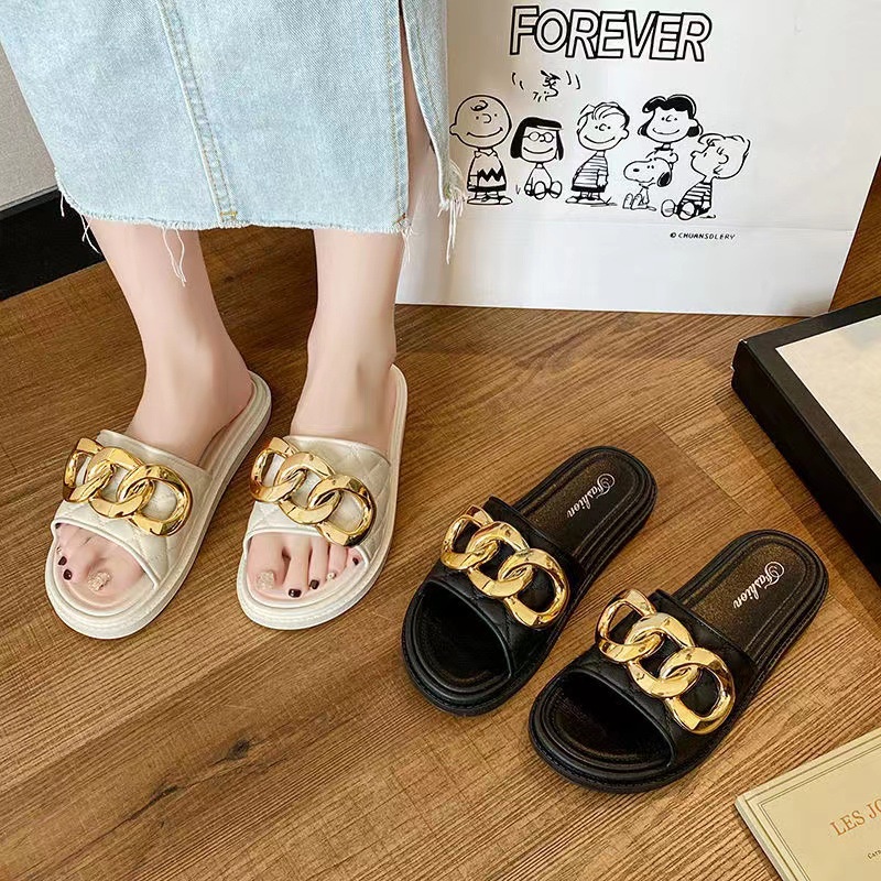 Dép Sandal Đế Mềm Dày Thời Trang Mùa Hè Cho Nữ