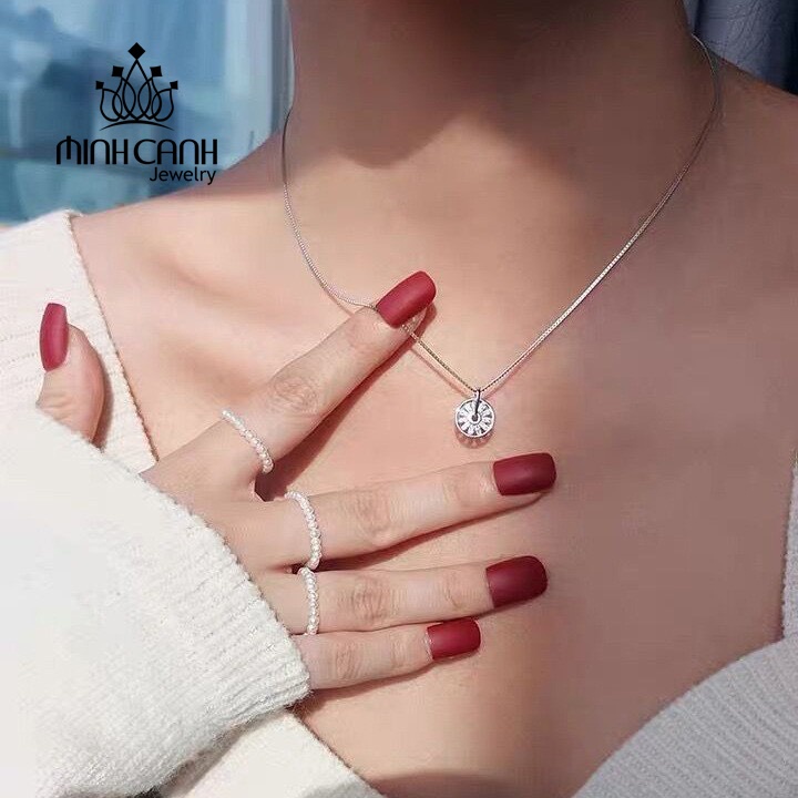 Dây Chuyền Bạc Hoa Bánh Xe - Minh Canh Jewelry
