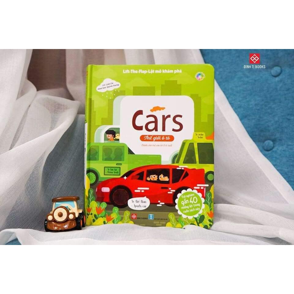 Sách -Lift-the-flap - Lật mở khám phá - Cars