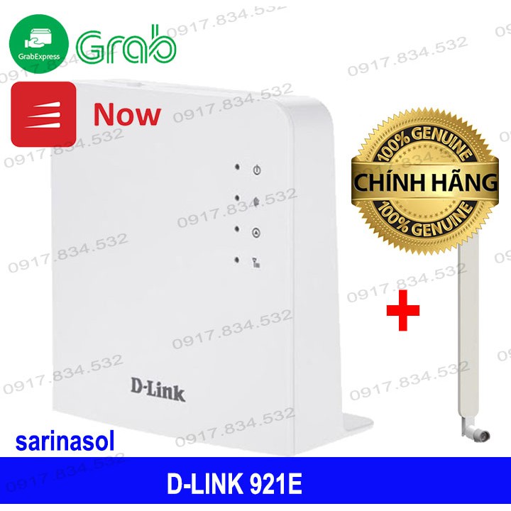 Bộ phát WiFi 3G/4G DLink 921E - LTE tốc độ 150Mbps - Hỗ Trợ 32 User - 1 Cổng WAN/LAN và 1 Cổng LAN