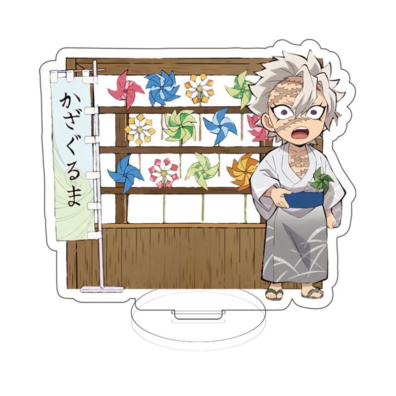 Mô Hình Nhân Vật Demon Slayer No Yaiba Bằng Acrylic Đứng Được Trang Trí Bàn Làm Việc