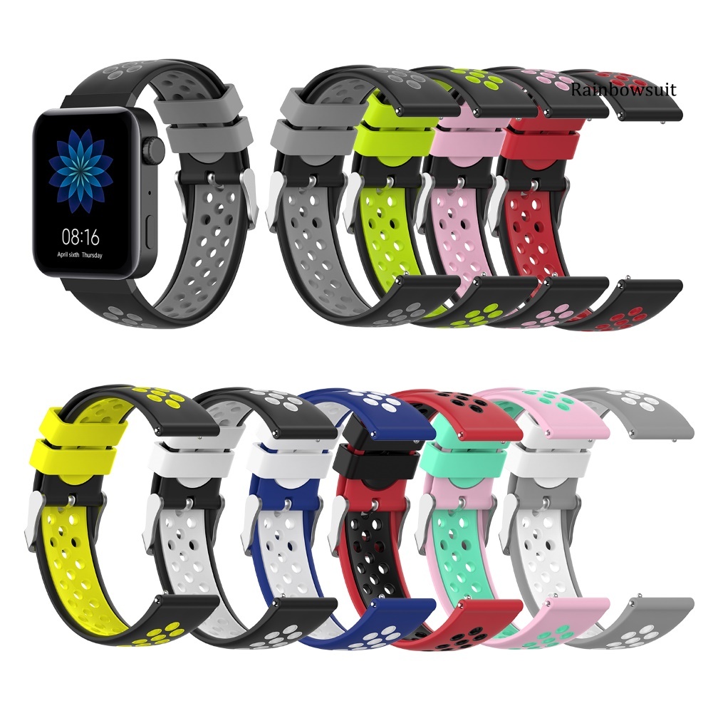 Dây Đeo Thay Thế Bằng Silicone 18mm Cho Đồng Hồ Xiaomi Xiao-Mi