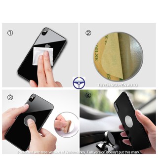Miếng dán kim loại dùng cho đế hít giá đỡ nam châm từ tính trên ô tô xe hơi size 35mm hoặc 40mm tùy chọn