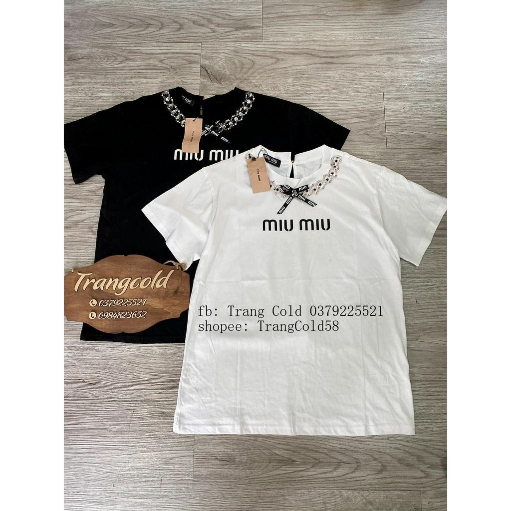 ÁO PHÔNG MIU MIU ĐÍNH NGỌC HÀNG QC LOẠI 1