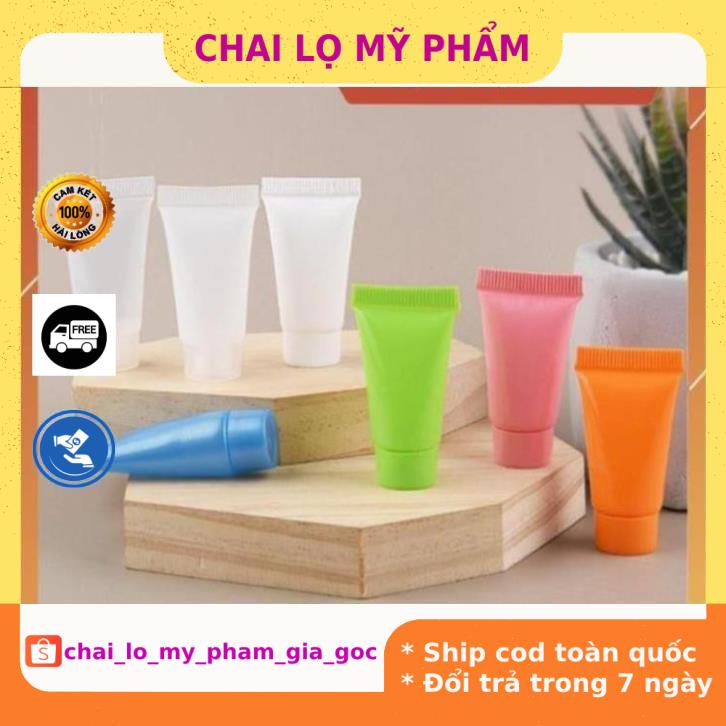 Tuýp Chiết Mỹ Phẩm ❤ GIÁ TỐT NHẤT ❤ Tuýp (tupe) nhựa 8ml,10ml chiết mỹ phẩm , phụ kiện du lịch