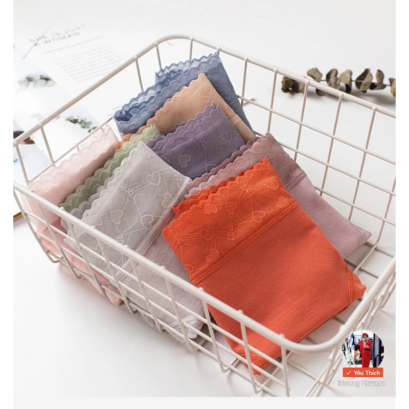 Quần lót nữ cotton HAVANA viền ren - quần chip nữ giá rẻ FLQ43 | BigBuy360 - bigbuy360.vn