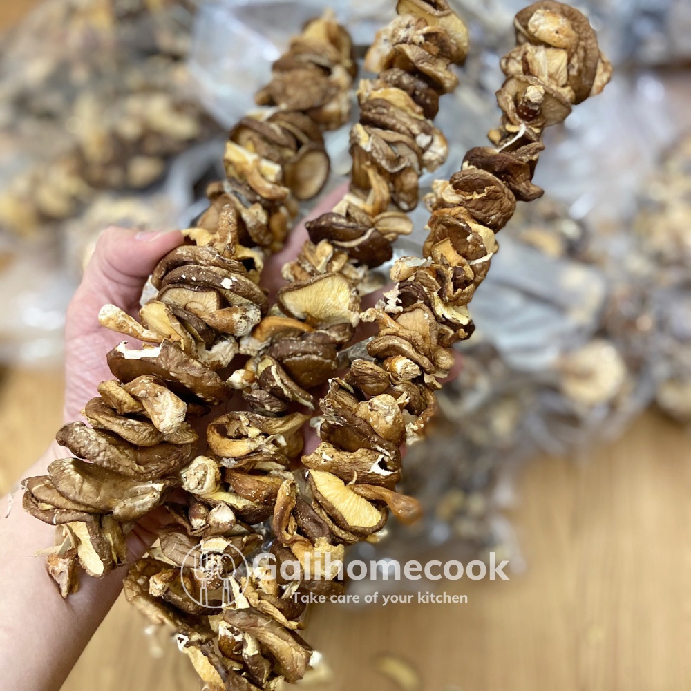 Nấm hương rừng khô Cao Bằng hàng loại 1 - Phơi khô tự nhiên thơm ngon (Gói 100g)| Galihomecook