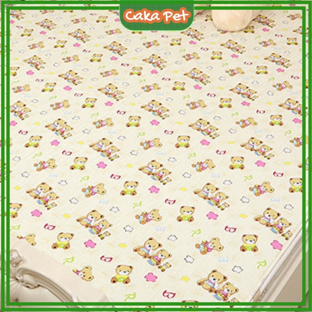 Thảm lót chống thấm cho bé loại 𝟴𝟬𝘅𝟭𝟮𝟬𝗰𝗺 3 lớp coton