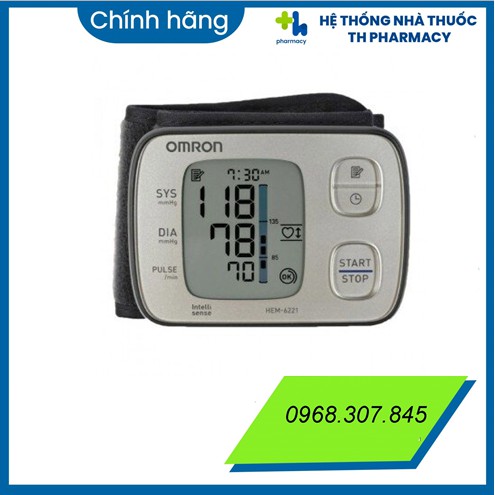 Máy đo huyết áp cổ tay omron - HEM-6221