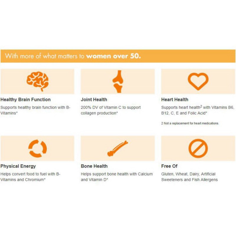 RẺ NHƯ CHO 80% {Mẫu mới} ONE A DAY WOMEN 50+ Viên Uống Vitamin Tổng Hợp Dành Cho Phụ Nữ Trên 50 Tuổi 300 Viên RẺ NHƯ CHO