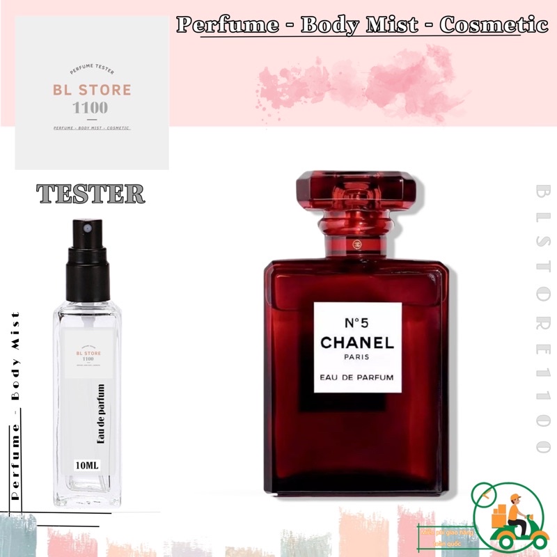 [BL] Nước hoa 𝗖𝗛𝗔𝗡𝗘𝗟 No.5 Red 2019 10ml