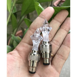 Đèn Led Gắn Chân Van 7 Màu Xe Máy , Xe Điện Bao Lắp Dễ Dàng Tuổi Thọ Cao