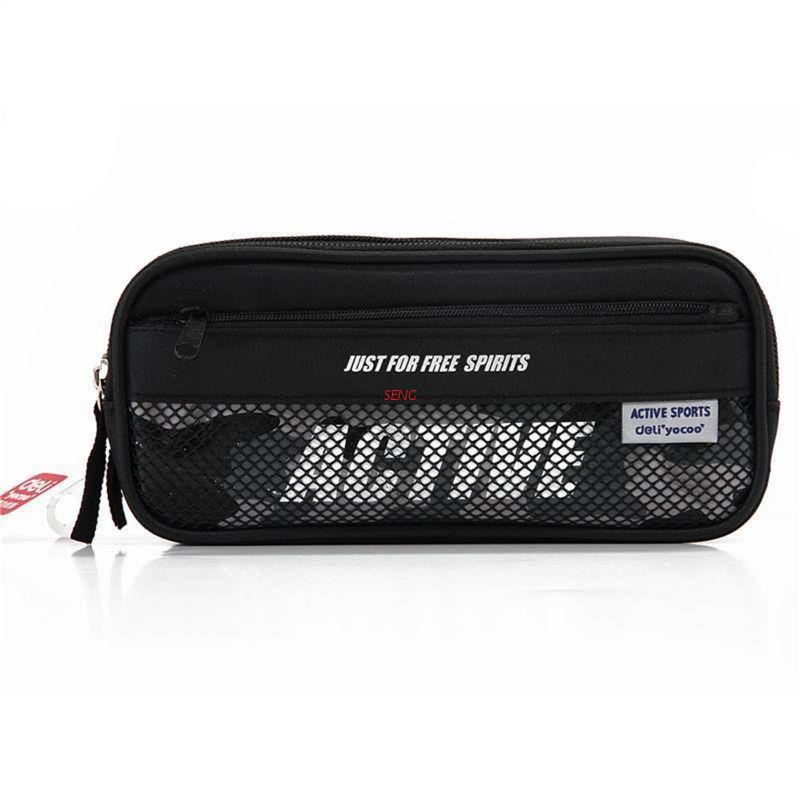 Hộp Đựng Bút Da Canvas Đa Năng Sức Chứa Lớn Chất Lượng Cao Cho Học Sinh Nam Và Nữ