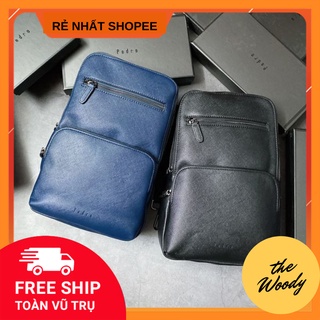Rẻ Nhất Shopee | Túi nam Pedro bầu đeo chéo