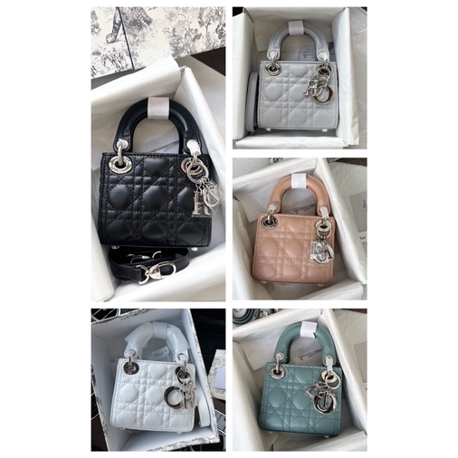 Túi xách nữ Dior Lady 3 ô chuẩn SPSL FULL BOX