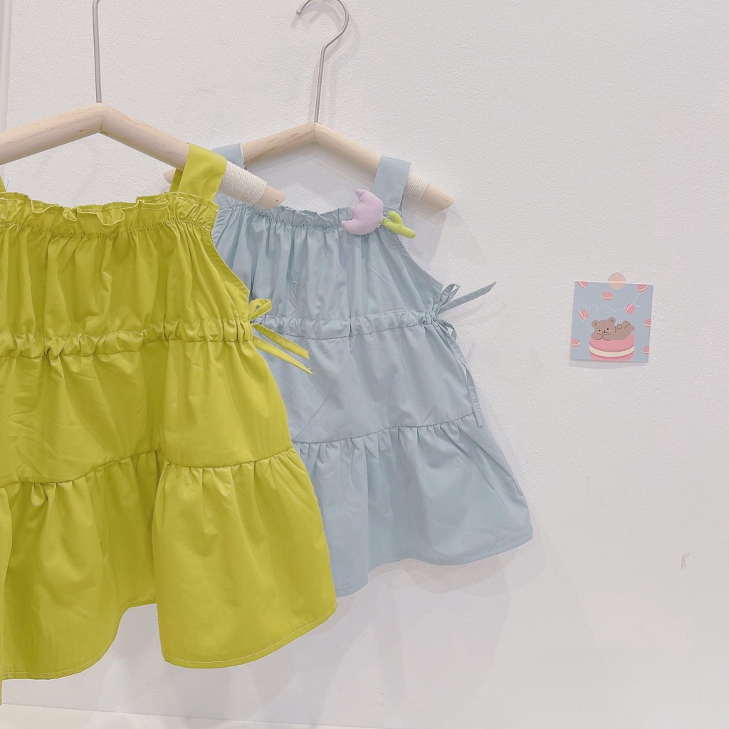 Hot Trend 2022 !! V05 Váy Cho Bé Gái 3 Tầng  2 Màu  Cực Xinh