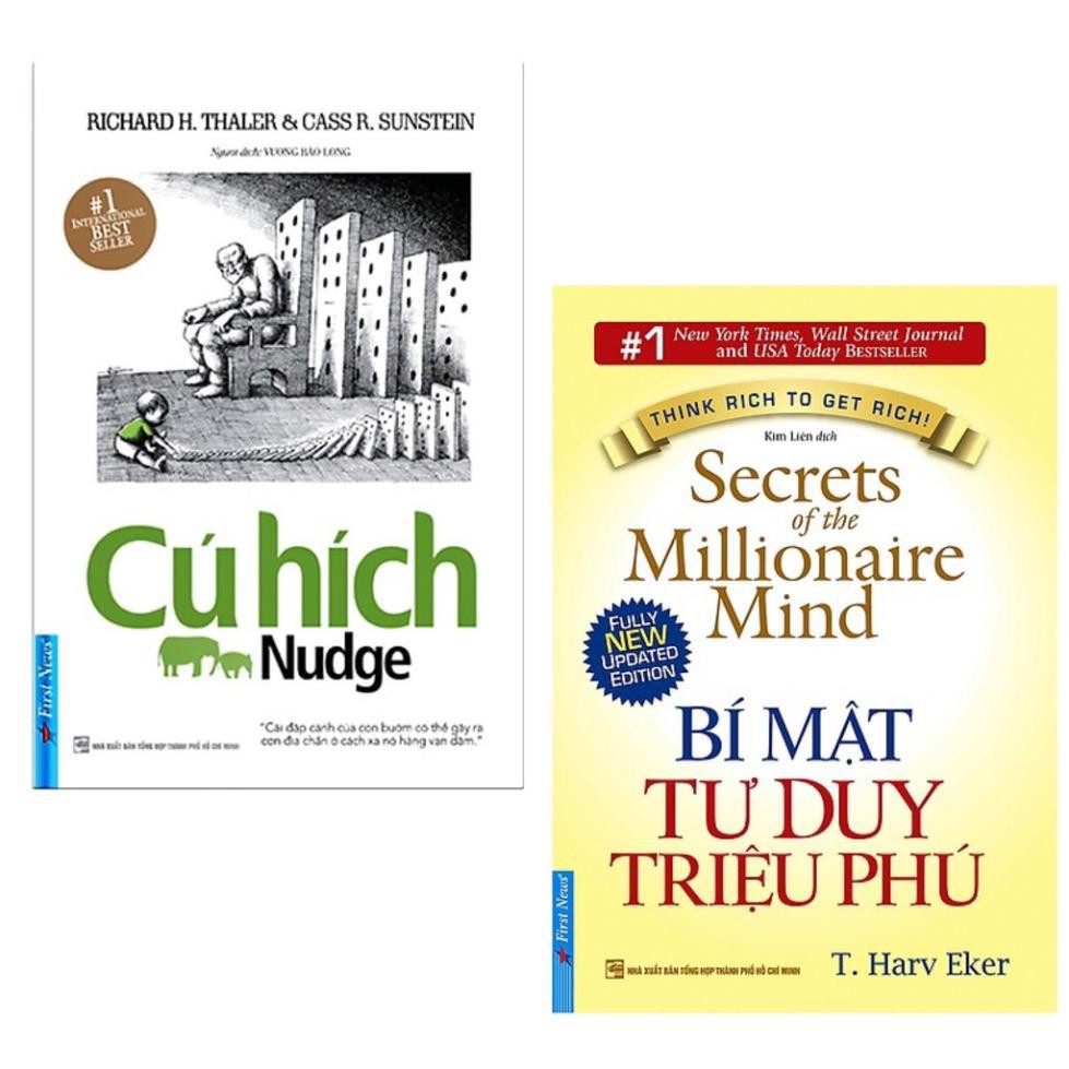 Sách First News - Combo Cú Hích - Bí Mật Tư Duy Triệu Phú Tặng Bookmark Danh Ngôn