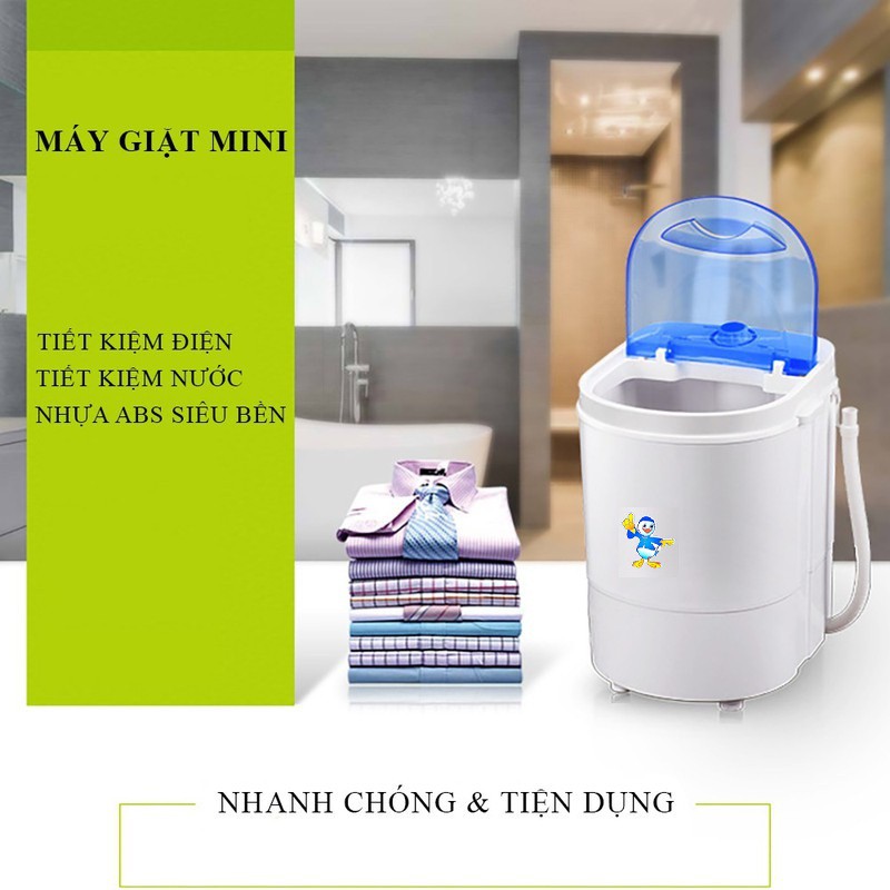 ⚡️𝐅𝐑𝐄𝐄 𝐒𝐇𝐈𝐏⚡️ Máy giặt mini di động,Máy giặt vắt quần áo mini giá rẻ phù hợp dành cho sinh viên và quần áo trẻ em