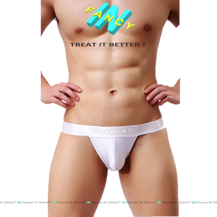 Quần Lót Lụa Tam Giác Siêu Mát Siêu Mịn, Sịp Lụa Nam Gợi Cảm Mùa Hè Fancy In - br002