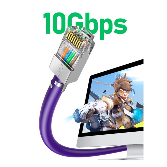 Đầu bấm mạng cat7 UGREEN 50634 - Bảo vệ phích cắm RJ45 - Hàng chính hãng