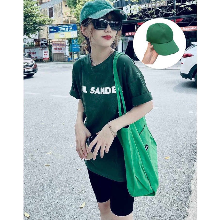 áo phông kèm mũ màu xanh lá hot trend hàng đẹp, chất cotton co dãn mềm mịn, thời trang Unisex, áo hội nhóm