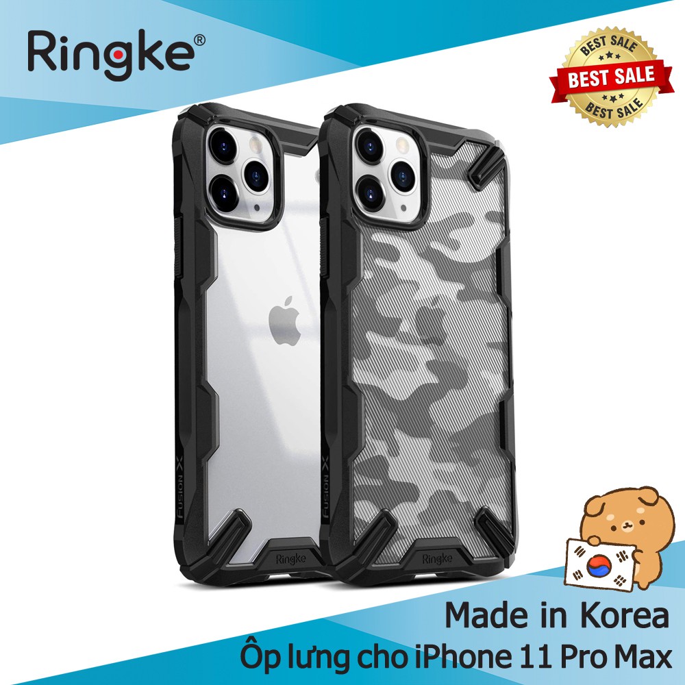 Ốp lưng iPhone 11 Pro Max Ringke Fusion X Hàn Quốc (Ringke FusionX iPhone 11 Pro Max)