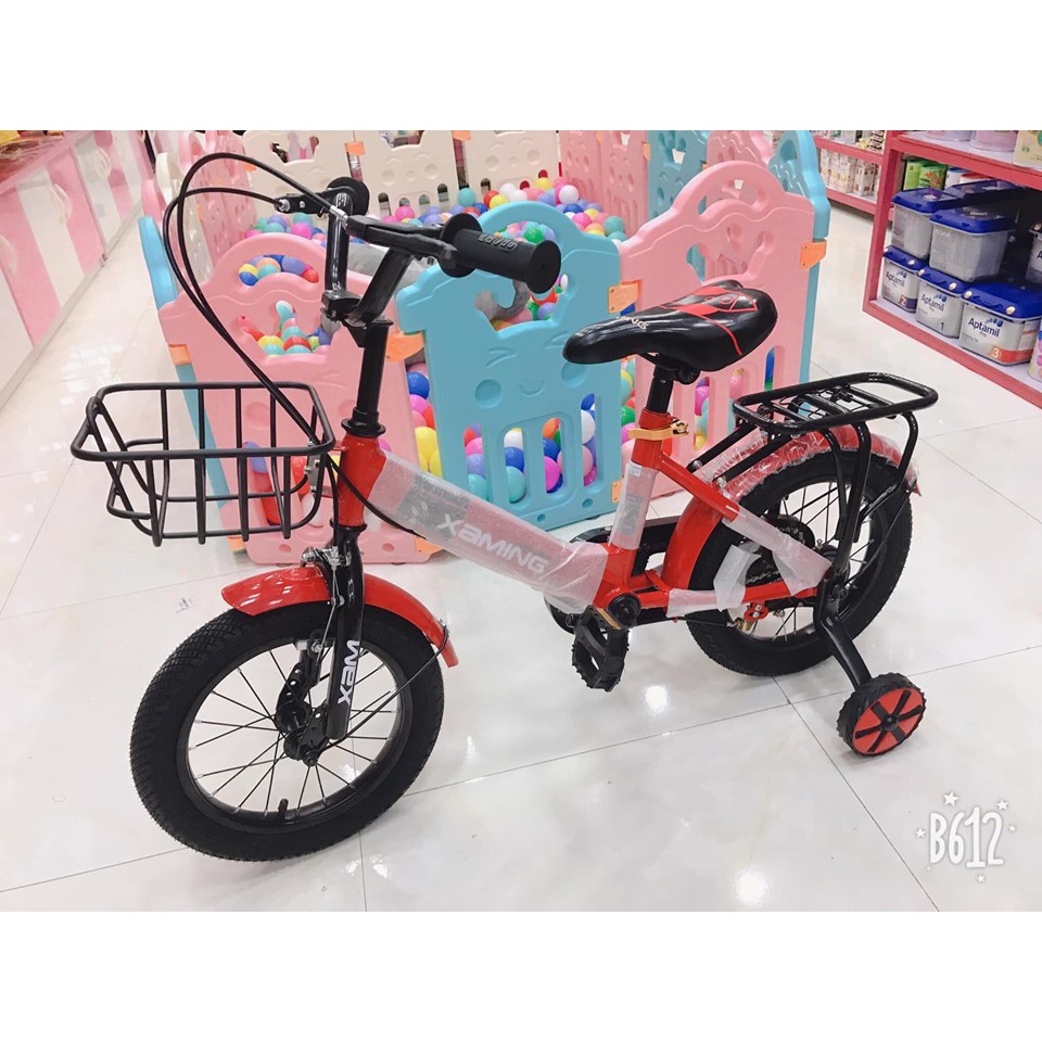 [Shopee giá rẻ] Xe Đạp Trẻ Em 12, 14, 16 inches Xaming Có Gac Ba Ga Siêu Chất