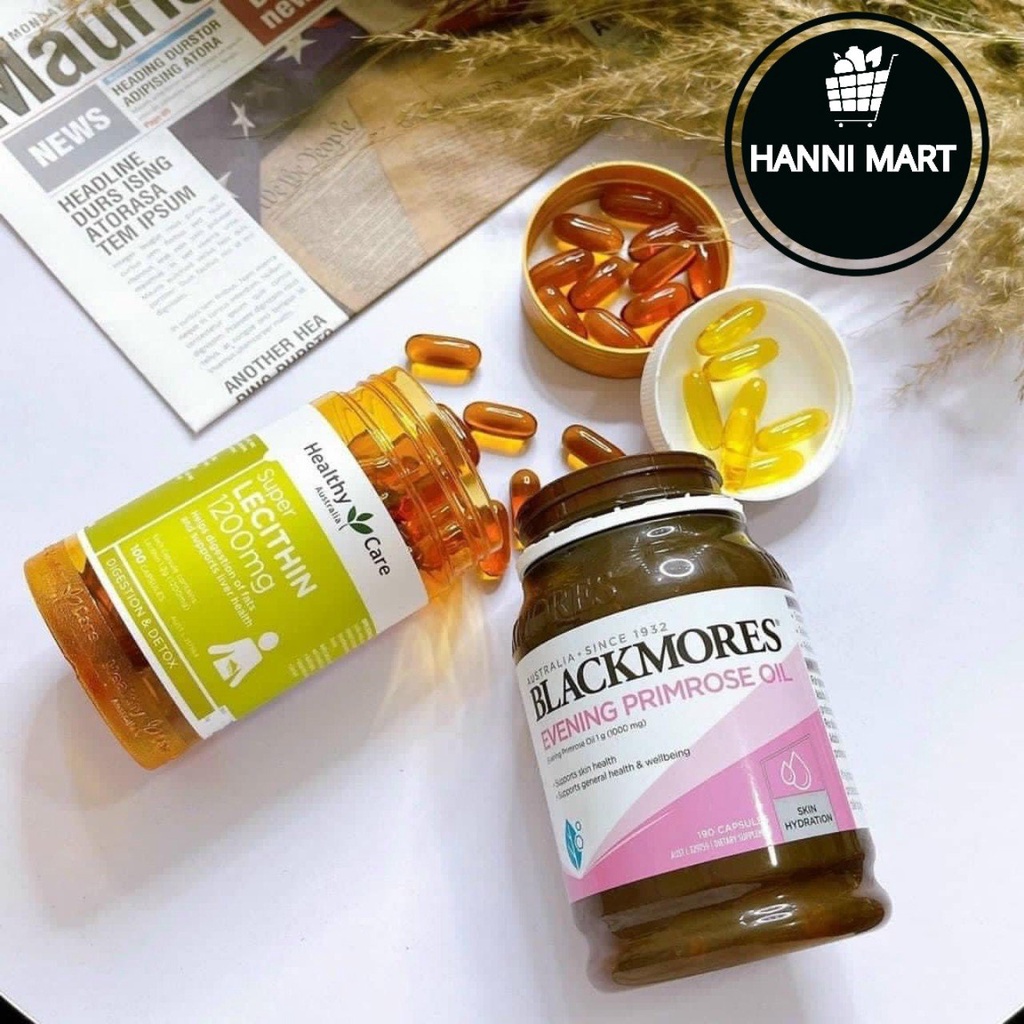 Combo Tinh Chất Hoa Anh Thảo, Mầm Đậu Nành Cân Bằng Nội Tiết Tố Nữ, Đẹp Da Tóc Blackmores
