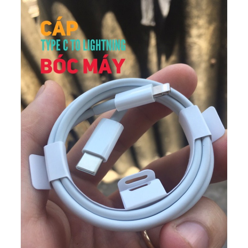 Cáp Type C to Lightning bóc máy iphone 11, 12, airpod pro, store ( chính hãng )