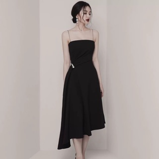 Váy 2 dây sang , đỏ đô và đen