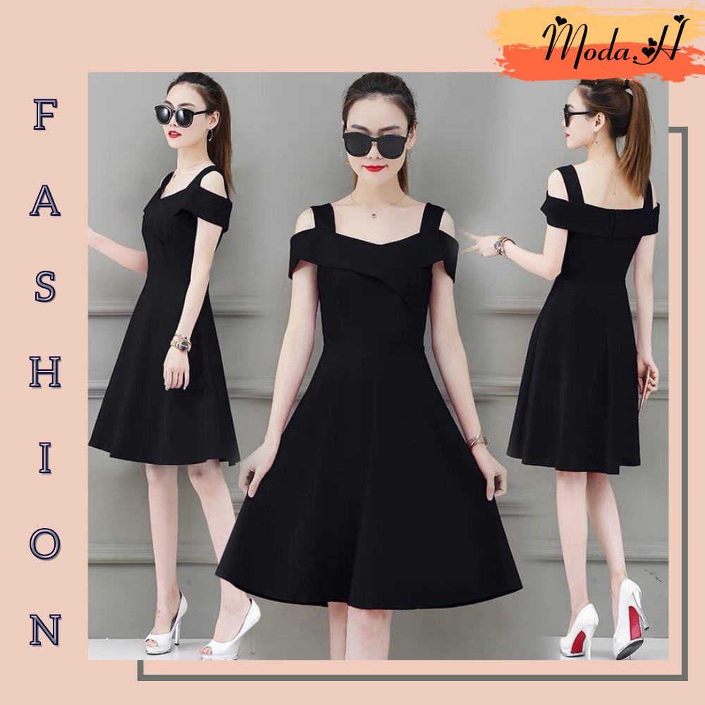 Đầm Nữ Trễ Vai, Váy Nữ Thời Trang Dáng Xòe Trễ Vai Dự Tiệc | BigBuy360 - bigbuy360.vn