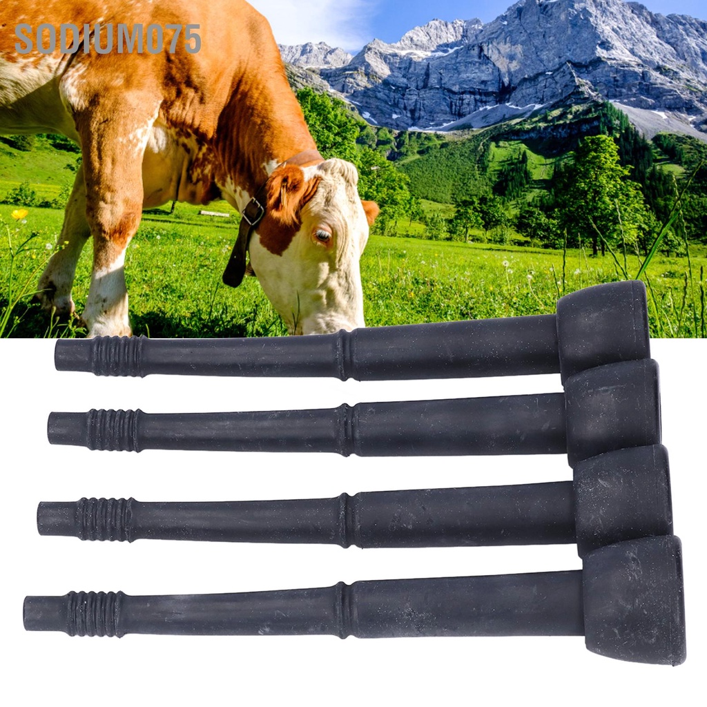 Có thể bán buôn 4PCS Lớp lót sữa silicone Máy vắt vô hại Teat Cup Phụ kiện trang trại Sodium075 Hàng giao ngay