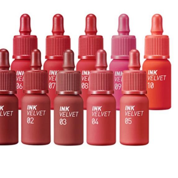 (hàng Mới Về) Set 4 Son Môi Peripera Màu Nhung Thời Trang 2019
