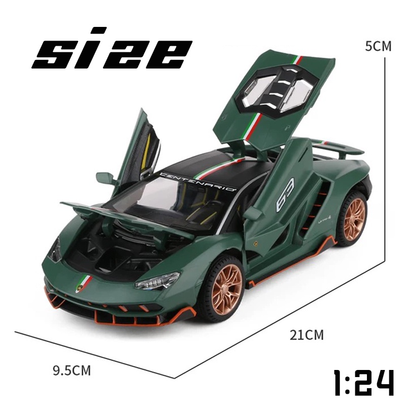 Mô Hình Xe Hơi Lamborghini LP770-4 63 Bằng Hợp Kim Tỉ Lệ 1: 24