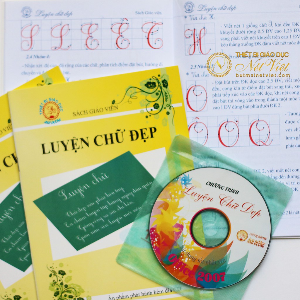 Giáo án+đĩa CD cách Dạy và Tự Luyện chữ đẹp tại nhà