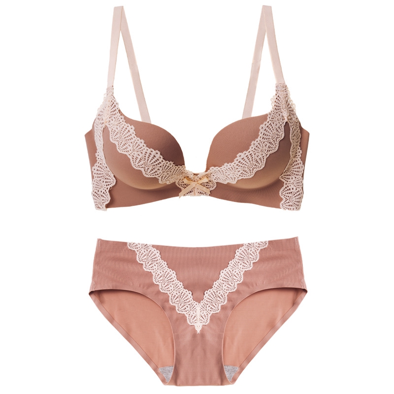 Áo ngực không gọng thép / bộ áo ngực và quần lót viền ren quyến rũ | BigBuy360 - bigbuy360.vn